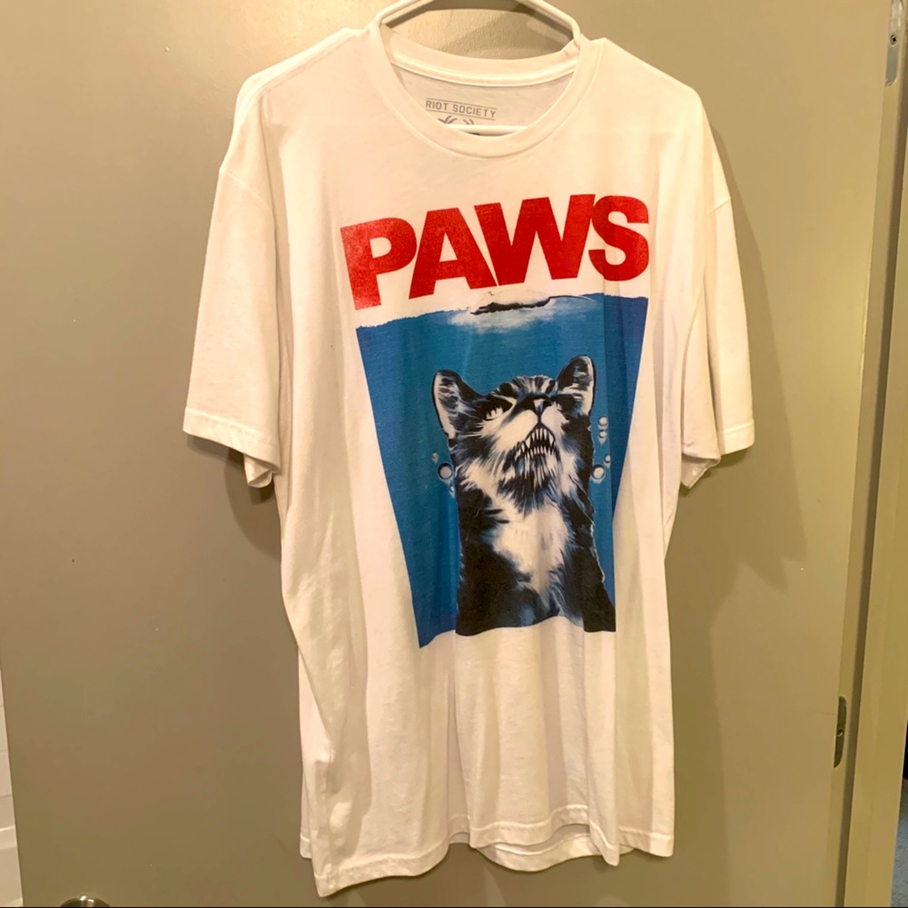 PAWS Cat Tee